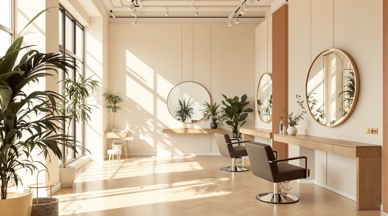 Het interieur van Salon Lume